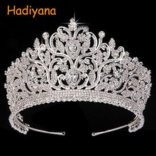 Load image into Gallery viewer, Crown Hadiyana Goegeous Women Party Hair Jewelry Vintage Luxury Rhinestone Wedding Hair Accessories BC3801 Corona Princesa