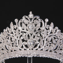 Load image into Gallery viewer, Crown Hadiyana Goegeous Women Party Hair Jewelry Vintage Luxury Rhinestone Wedding Hair Accessories BC3801 Corona Princesa