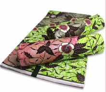 Load image into Gallery viewer, 2022 Cheapest Price Best Quality African Fashion Golden Wax Fabrics Nigerian Golden Ankara Printed Wax Materials 6 Yards/pcs
