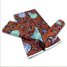 Load image into Gallery viewer, 2022 Cheapest Price Best Quality African Fashion Golden Wax Fabrics Nigerian Golden Ankara Printed Wax Materials 6 Yards/pcs
