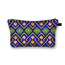 Load image into Gallery viewer, African Woman Print Cosmetic Bag Afro Ladies Makeup Bags Fashion Girls Cosmetic Case Portable Lipstick Storage Bags for Travel