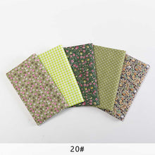Load image into Gallery viewer, 25*25cm /Pc Vintage Printed Patchwork Fabrics Doll Handmade Accessories Floral Cotton Fabrics For DIY Quilting Crafts TJ0537-2