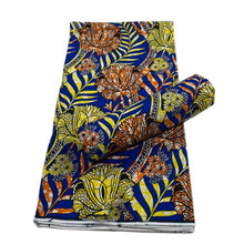 Load image into Gallery viewer, 2022 High Quality Cotton wax fabric African prints fabric Ankara wax real wax Nigerian wax 6 yards/pcs