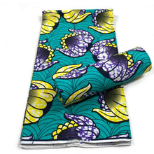 Load image into Gallery viewer, African wax print Fabric 6yard Ankara material 100%cotton Nigerian fabric real batik 6 yards For women dresses