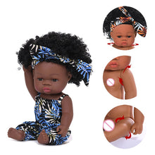Load image into Gallery viewer, JINGXIN Summer Reborn Baby Doll African Black Girl Lifelike Dolls Baby Toys For Children Girls Boys Babies Body Play Vinyl Dolls