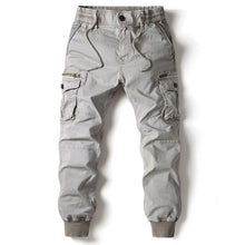 Load image into Gallery viewer, Cargo Pants Men Jogging Casual Pants Cotton Full Length Military Mens Streetwear Mens Work Tactical Tracksuit Trousers Plus Size