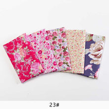 Load image into Gallery viewer, 25*25cm /Pc Vintage Printed Patchwork Fabrics Doll Handmade Accessories Floral Cotton Fabrics For DIY Quilting Crafts TJ0537-2