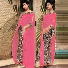 Load image into Gallery viewer, Mr Hunkle Leopard Loose Bodycon Fashion outdoor WomenMaxi  Dress Leisure Patchwork Strapless Sexy Ethnic Style African vestidos