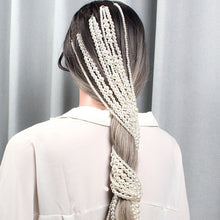 Load image into Gallery viewer, Simulated Pearl Long Tassel/Chain Bridal Wedding Hair Accessories Hair Clip Women Party Wedding Accessories Hair Jewelry