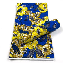 Load image into Gallery viewer, African Ankara Fabric Original High Quality Pagne Wax Print Fabric Printing 100% Cotton African Nigerian Real Wax For Dress