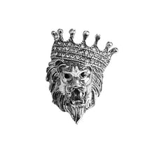 Load image into Gallery viewer, Retro Lion Shield Crown Animal Brooches Fashion Men's Suit Shirt Collar Needle Badge Lapel Pins Jewelry Men Clothing Accessories