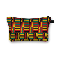 Load image into Gallery viewer, African Woman Print Cosmetic Bag Afro Ladies Makeup Bags Fashion Girls Cosmetic Case Portable Lipstick Storage Bags for Travel
