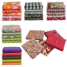 Load image into Gallery viewer, 25*25cm /Pc Vintage Printed Patchwork Fabrics Doll Handmade Accessories Floral Cotton Fabrics For DIY Quilting Crafts TJ0537-2