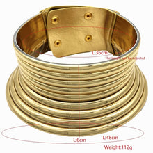 Load image into Gallery viewer, New Fashion African Necklace Bridal Jewelry Women Necklace Gold Custom Choker Necklace Wedding Jewelry Gift