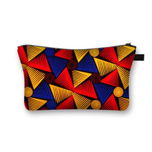 Load image into Gallery viewer, African Woman Print Cosmetic Bag Afro Ladies Makeup Bags Fashion Girls Cosmetic Case Portable Lipstick Storage Bags for Travel