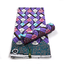 Load image into Gallery viewer, African Ankara Fabric Original High Quality Pagne Wax Print Fabric Printing 100% Cotton African Nigerian Real Wax For Dress