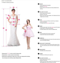 Load image into Gallery viewer, Dubai Luxurious Crystals Mermaid Evening Dresses High Neck Long Sleeves Prom Gowns Custom Made Beaded Appliques Party Dresses