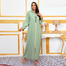 Load image into Gallery viewer, Caftan Marocain Abaya Dubai Turkey Islam Kaftan Muslim Hijab Dress African Dresses For Women Robe Arabe Musulman Djellaba Femme