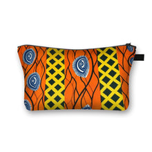 Load image into Gallery viewer, African Woman Print Cosmetic Bag Afro Ladies Makeup Bags Fashion Girls Cosmetic Case Portable Lipstick Storage Bags for Travel