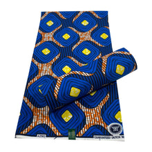Load image into Gallery viewer, African Ankara Fabric Original High Quality Pagne Wax Print Fabric Printing 100% Cotton African Nigerian Real Wax For Dress