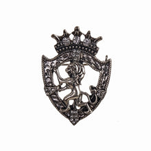 Load image into Gallery viewer, Retro Lion Shield Crown Animal Brooches Fashion Men's Suit Shirt Collar Needle Badge Lapel Pins Jewelry Men Clothing Accessories