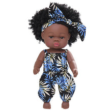 Load image into Gallery viewer, JINGXIN Summer Reborn Baby Doll African Black Girl Lifelike Dolls Baby Toys For Children Girls Boys Babies Body Play Vinyl Dolls