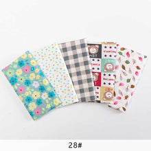 Load image into Gallery viewer, 25*25cm /Pc Vintage Printed Patchwork Fabrics Doll Handmade Accessories Floral Cotton Fabrics For DIY Quilting Crafts TJ0537-2