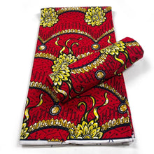 Load image into Gallery viewer, African Ankara Fabric Original High Quality Pagne Wax Print Fabric Printing 100% Cotton African Nigerian Real Wax For Dress