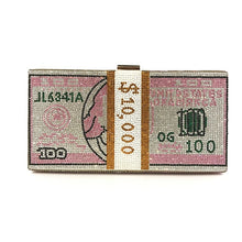 Load image into Gallery viewer, Women Crystal Chain Bag Ladies Diamond Clutch Bags Women's Evening Party Wedding Dinner Purses Female Hasp Painting Woman Flap