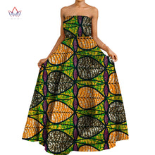 Load image into Gallery viewer, New Ankara African Women Dresses Dashikis Print Ball Gown Party Dress Maxi Off Shoulder Dresses African Women Clothing Wy9918