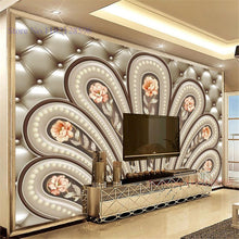 Load image into Gallery viewer, Custom Mural Wallpaper 3D Luxury Golden Large Wall Painting Living Room Modern Wall Paper TV Sofa Bedroom Study Home Decor