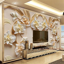 Load image into Gallery viewer, Custom Mural Wallpaper 3D Luxury Golden Large Wall Painting Living Room Modern Wall Paper TV Sofa Bedroom Study Home Decor