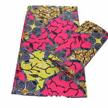 Load image into Gallery viewer, African Ankara Fabric Original High Quality Pagne Wax Print Fabric Printing 100% Cotton African Nigerian Real Wax For Dress