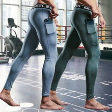 Load image into Gallery viewer, Mens Compression Sweatpants Male Tights Sport Pants for Gym Fitness Running Joggings Workout Trousers Dry Fit Leggings Lycra