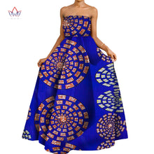 Load image into Gallery viewer, New Ankara African Women Dresses Dashikis Print Ball Gown Party Dress Maxi Off Shoulder Dresses African Women Clothing Wy9918
