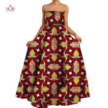 Load image into Gallery viewer, New Ankara African Women Dresses Dashikis Print Ball Gown Party Dress Maxi Off Shoulder Dresses African Women Clothing Wy9918
