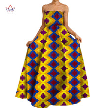 Load image into Gallery viewer, New Ankara African Women Dresses Dashikis Print Ball Gown Party Dress Maxi Off Shoulder Dresses African Women Clothing Wy9918