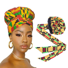 Load image into Gallery viewer, New African Headwrap In Women's Hair Accessories Scarf Wrapped Head Turban Ladies Hair Accessories Scarf Hat Headwrap Nigeria