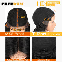 Load image into Gallery viewer, FREEDOM Synthetic Lace Front Wigs For Women Super Long 38Inch Ombre Blonde Highlight Ginger Straight Lace Wigs Cosplay Wigs