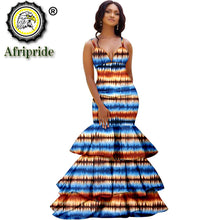 Load image into Gallery viewer, African long maxi dresses for women party wedding ball gown floor length sexy dress crop top sleeveless AFRIPRIDE S1925080