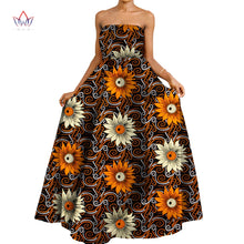 Load image into Gallery viewer, New Ankara African Women Dresses Dashikis Print Ball Gown Party Dress Maxi Off Shoulder Dresses African Women Clothing Wy9918
