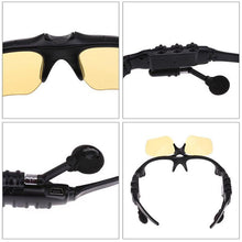 Load image into Gallery viewer, Sport Stereo Wireless Bluetooth 5.0 Headset Telephone Driving Sunglasses Riding Eyes Glasses With colorful Sun lens Cycling Tool