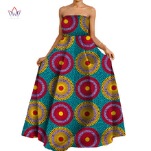 Load image into Gallery viewer, New Ankara African Women Dresses Dashikis Print Ball Gown Party Dress Maxi Off Shoulder Dresses African Women Clothing Wy9918