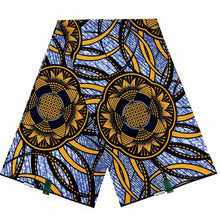 Load image into Gallery viewer, 2022 New Hot Selling African Real Wax Fabric 100% Cotton Material Nigerian Style Ankara Batik High-Quality Sewing Cloth