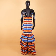 Load image into Gallery viewer, African long maxi dresses for women party wedding ball gown floor length sexy dress crop top sleeveless AFRIPRIDE S1925080