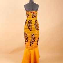 Load image into Gallery viewer, African Dresses for Women Strapless High Waist Sleeveless Ankara Print Maxi Dress Elegant Party Wedding Evening Wear A2125039