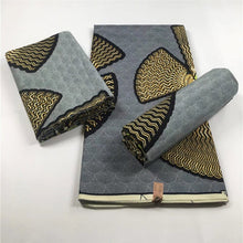 Load image into Gallery viewer, New Hot Sale African Wax Fabric Cotton Material Nigerian Ankara Block Prints Batik Dutch High Quality Sewing Cloth VL-40