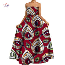 Load image into Gallery viewer, New Ankara African Women Dresses Dashikis Print Ball Gown Party Dress Maxi Off Shoulder Dresses African Women Clothing Wy9918