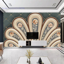 Load image into Gallery viewer, Custom Mural Wallpaper 3D Luxury Golden Large Wall Painting Living Room Modern Wall Paper TV Sofa Bedroom Study Home Decor