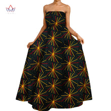 Load image into Gallery viewer, New Ankara African Women Dresses Dashikis Print Ball Gown Party Dress Maxi Off Shoulder Dresses African Women Clothing Wy9918
